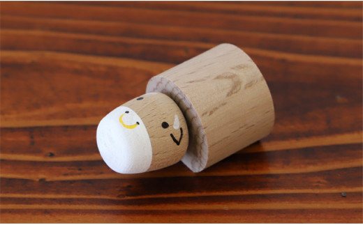 こま人形・うし【丑年の干支飾りに】