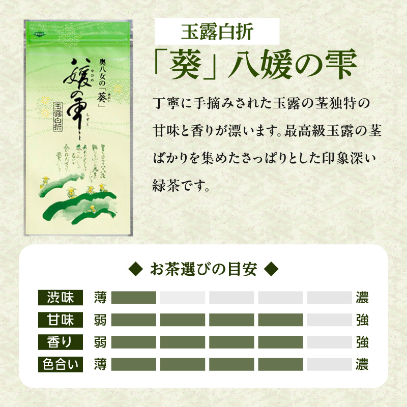 高級茶・八女茶の老舗　古賀製茶本舗　「玉露日本一」福岡八女の玉露のみくらべ 玉露 八女 福岡 高級 八女茶 お茶 茶 緑茶