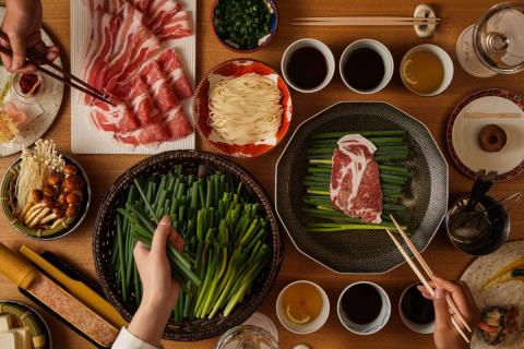 ねぎ農家の、朝採りねぎ鍋