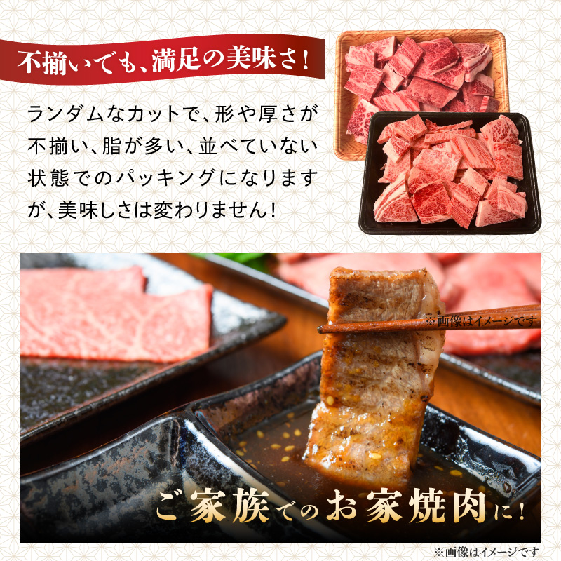 訳あり！【A4～A5】博多和牛焼肉切り落とし(肩ロース・バラ) 500g 肉 お肉 和牛 黒毛和牛 博多和牛 A4 A5 焼肉 肩ロース バラ カルビ BBQ バーベキュー 福岡県 八女市