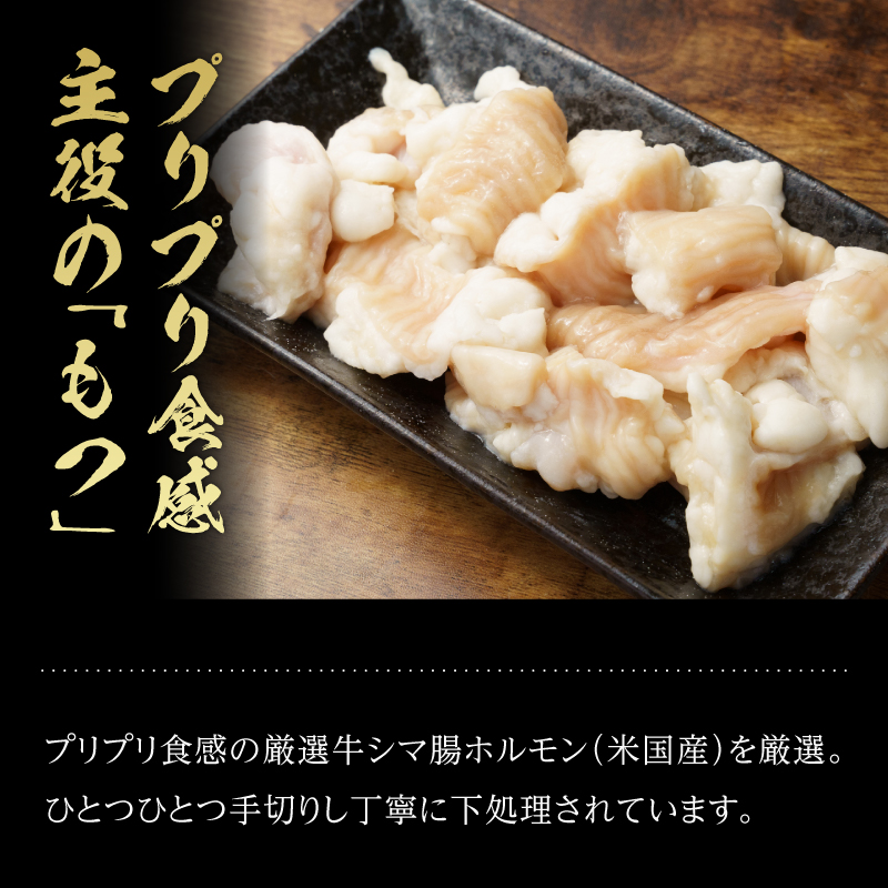 博多味噌もつ鍋 3～4人前セット  鍋 なべ もつ もつ鍋 ホルモン 味噌 プリプリ 海鮮鍋 ちゃんこ鍋 化粧箱 福岡県 八女市