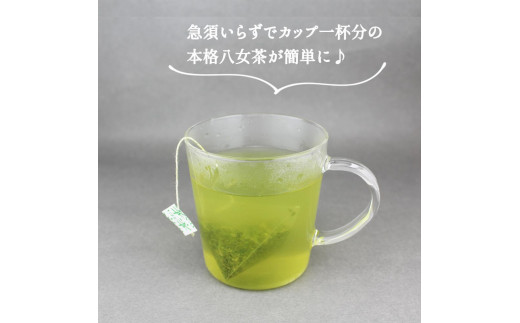 プチギフト・お配り用にも 八女茶100％ 個包装ティーバッグ 2.5g×50個 「ほんのきもちです」＜岩崎園製茶＞