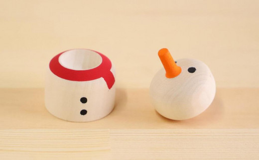 こま人形・雪だるま