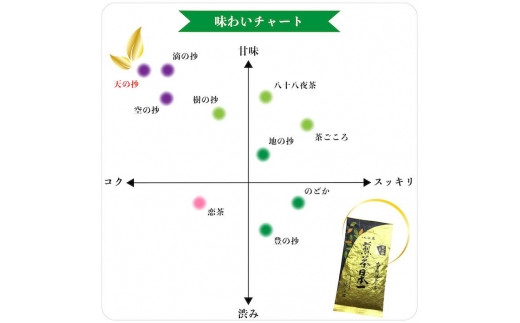 自社製造の深蒸しの八女茶！当園の最高級品！天の抄（てんのしょう）100g入り5袋入り