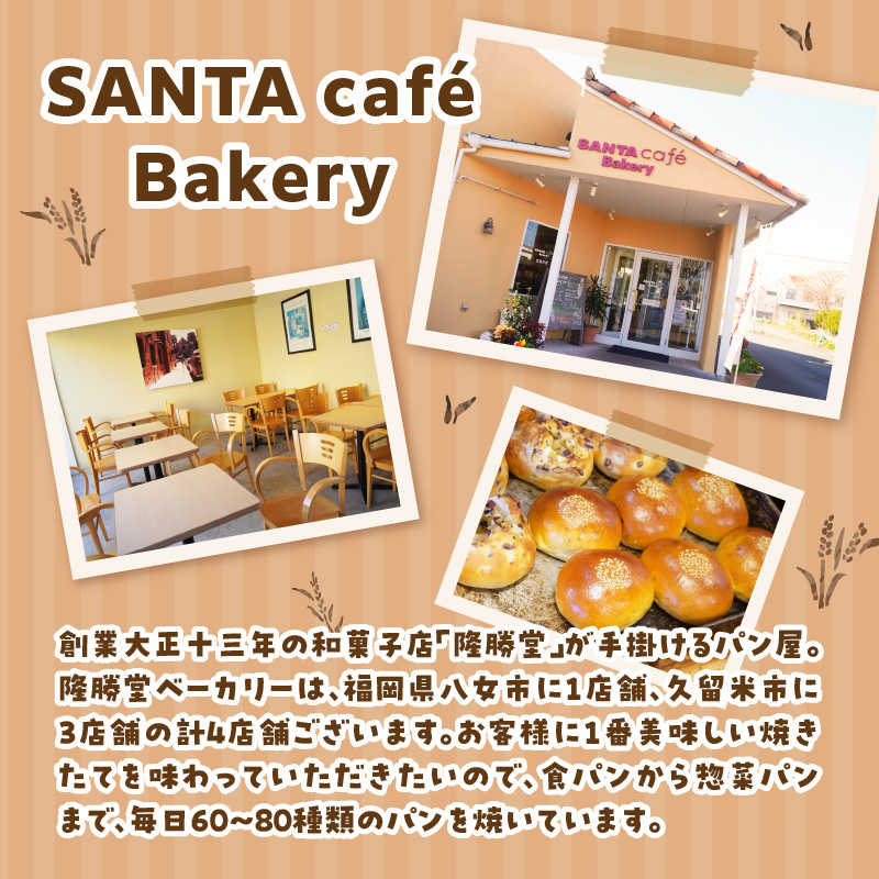 パン屋さん直送！ 訳あり 焼きたてパン 詰め合わせ 定期便【全５回】 パン 定期便 朝食 国産 小麦 お取り寄せ ベーカリー 焼き立て ご当地 八女市