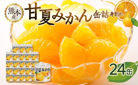 甘夏みかん 缶詰 24缶入り（身割れ）