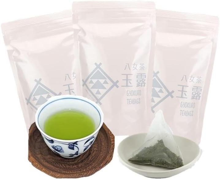 八女茶玉露100% 玉露ティーバッグ5g×18個×3袋 ＜岩崎園製茶＞  茶 日本茶 お茶 玉露 緑茶 茶葉 八女茶 お湯だし 水出し 福岡県 八女市