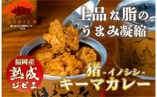 猟師缶（熟成猪肉のキーマカレー）×2缶