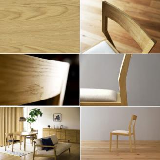 キールチェア肘なし ホワイトオーク【高野木工】