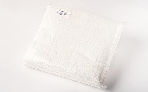 【日本製】 ナチュラルコットン ハーフサイズバスタオル (オフホワイト) 2柄 5枚セット