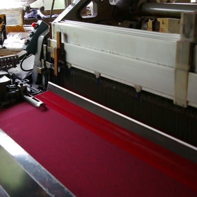 井桁柄キッチンエプロン 紺