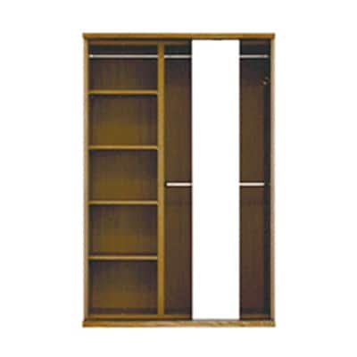 木製クローゼット レッチェ120 ワードローブ 引き戸 ホワイトオーク【10年保証】【高野木工】