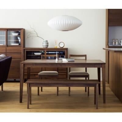 プレーンダイニングテーブルWN(150×85×70cm)【高野木工】