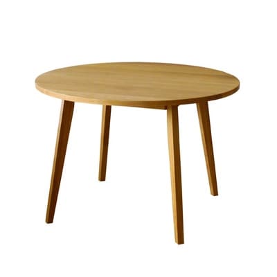 プレーン　ラウンドダイニングテーブルWO90【高野木工】