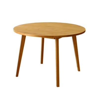 プレーン　ラウンドダイニングテーブルAL105【高野木工】