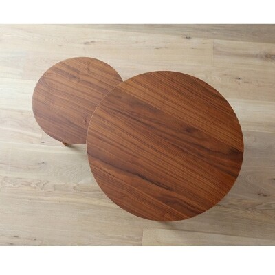 伸長式 リビングテーブル バルーン69-2 ウォルナット材【10年保証】【高野木工】