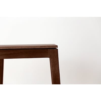 モル 120×40コンソールテーブル ウォルナット【高野木工】