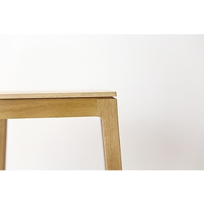 モル 120×40コンソールテーブル ホワイトオーク【高野木工】