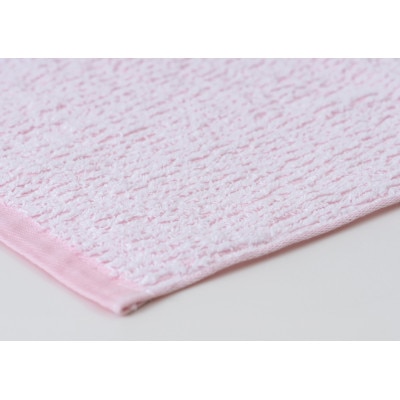 【日本製】梨地パイル織り パステルカラー フェイスタオル 3色 6枚セット