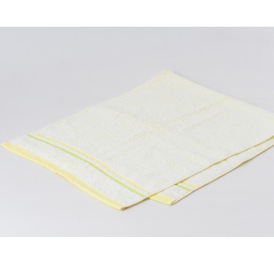 【日本製】 ダブルボーダー パステルカラー フェイスタオル 3色 6枚セット