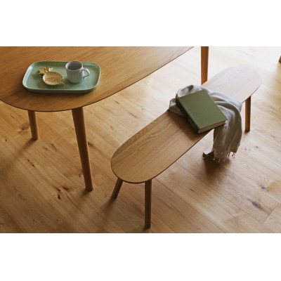 ルーベ 140ベンチ ホワイトオーク