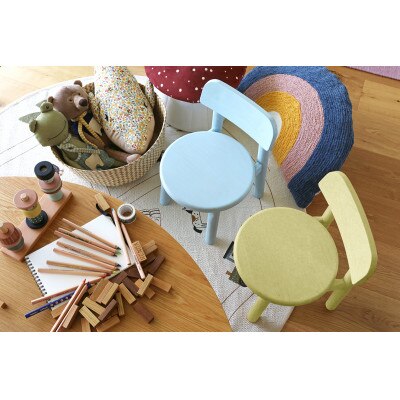 ニカ キッズチェア レモンイエロー