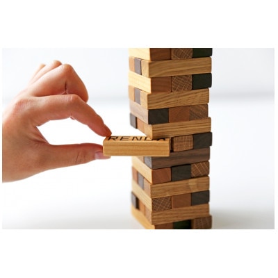 レンガブロック　遊びながら学べるつみきの知育玩具