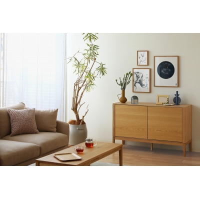 モル 120サイドボード ホワイトオーク