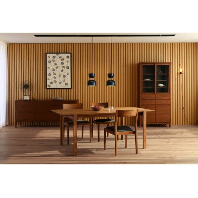 LAITON ダイニングテーブル ウォルナット W180×D90