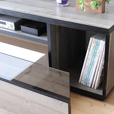 幅180cmブルックリン風テレビ台 フレッド【カラー:ブルックリン】【配送不可地域：離島】