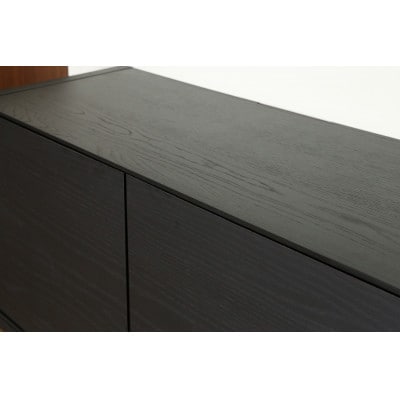 モル 170サイドボード ホワイトオーク　黒塗装