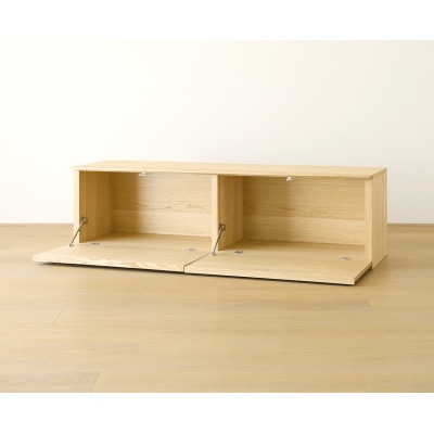 リブシリーズ150ローボード ホワイトオーク【天然木製】【10年保証】【高野木工】【配送不可地域：離島】