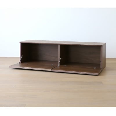 リブシリーズ150ローボード ウォルナット【天然木製】【10年保証】【高野木工】【配送不可地域：離島】