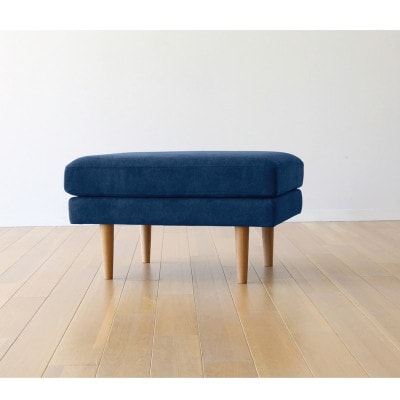 レオ オットマン ネイビー BR脚【5年保証】【高野木工】【配送不可地域：離島】