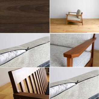 セブソファ 3人掛け ウォルナット【高野木工】