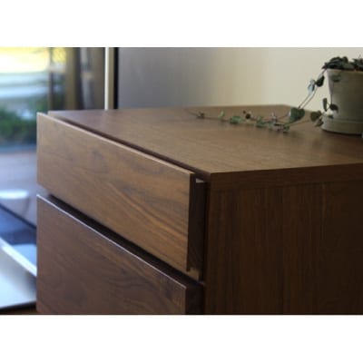 天然木製 チェスト 引出し レッチェ50サイドチェスト ウォルナット【10年保証】【高野木工】