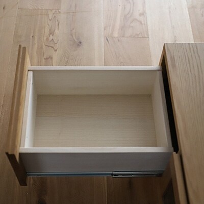 天然木製 TVボード 幅164cm　レッチェ164TVホワイトオーク材【10年保証】【高野木工】