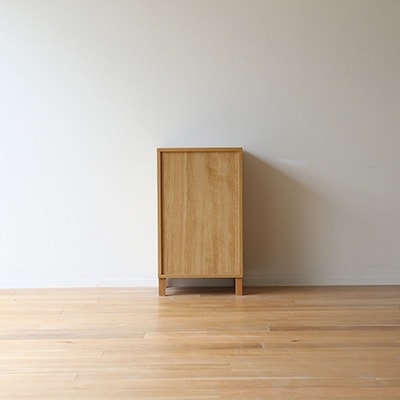 木製引き出し収納 レッチェ50サイドチェスト ホワイトオーク【10年保証】【高野木工】