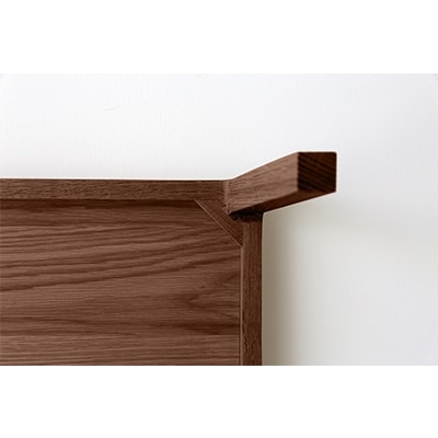 モル 120×40コンソールテーブル ウォルナット【高野木工】