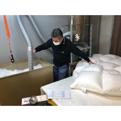 羽毛肌掛布団　　シングル　ダウン80%