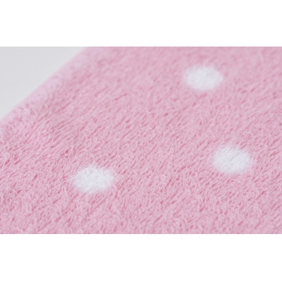 【日本製】かわいいドット柄 タオル 3色・5枚セット