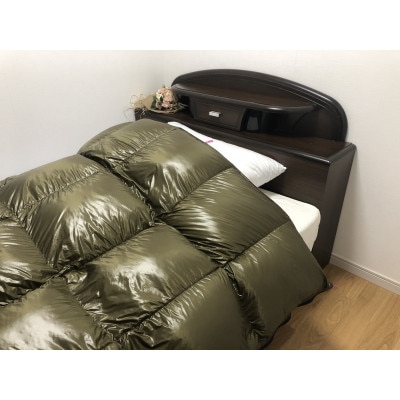 羽毛シュラフ(寝袋・封筒型)ホワイトダックダウン85%