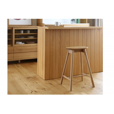 ルーベ 40ハイスツール ホワイトオーク