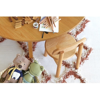 ニカ キッズチェア クリア塗装