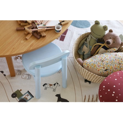 ニカ キッズチェア パステルブルー