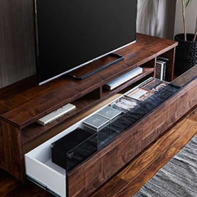 幅180cmブルックリン風テレビ台 フレッド【カラー:アッシュグレイ】【配送不可地域：離島】