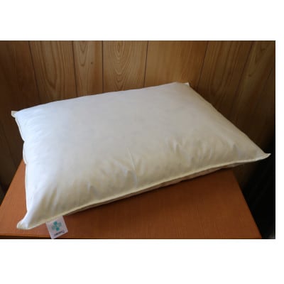 ホテル仕様　国内製造　羽根まくら　アイボリー