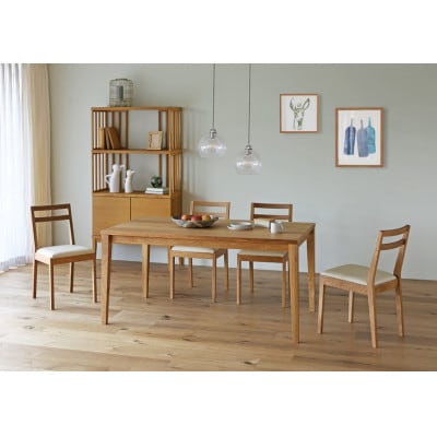 コモン ダイニングテーブル W150cm ホワイトオーク