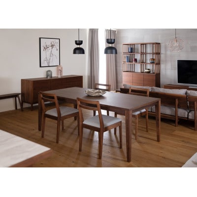 コモン ダイニングテーブル W180cm ウォルナット