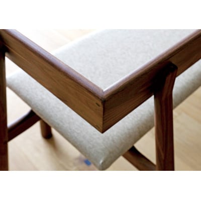 アルコ ダイニングコーナーソファ ウォルナット W135cm コーナー:右 チャート6:キャメル